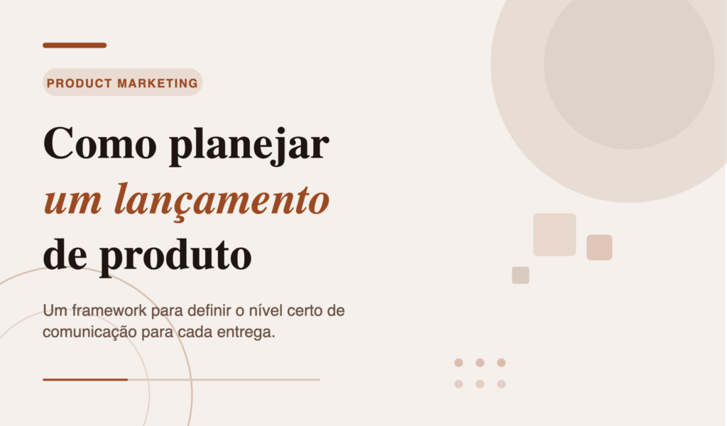 Como planejar um lançamento de produto